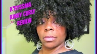 4415: Covagirl(Tm) Files - K'Ryssma Kinky Curly Synthetic Lace Front 16 Inches - Review