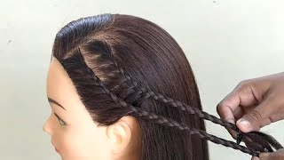 Easy Awesome Hairstyle For Girl || Everyday Hairstyles For Medium Hair || Simple Open Hair Hairstyle