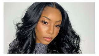 Skin Melt Hd Lace Wig + Dying Jet Black Ft: West Kiss Hair