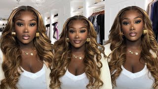 Issa Wig? This Honey Blonde Highlight Wig Is Everything! Super Beautiful! Ft. Arabella Hair