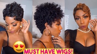 Under $25 Short Synthetic Wig Lookbook! Summer Must Haves|Pick Your Favorite