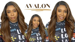 Outre Synthetic Hair Hd Lace Front Deluxe Wig - Avalon --/Wigtypes.Com