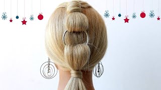 You'Re Going To Love This Updo For Christmas  #Christmaschallenge  #Shorts