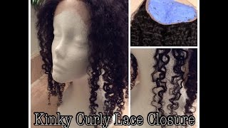 Bleaching Knots | Aliexpress Bliss Wigs | Affordable Kinky Curly Lace Closure!
