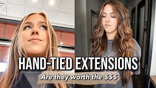 I Got Hand-Tied Extensions | Nbr Hair Extensions Transformation Before & After