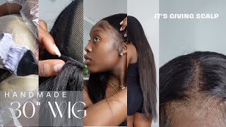 30" Handmade Lace Frontal Wig | Kendra'S Boutique Hair | Hand Sew,  Bleaching Knots, Pluck