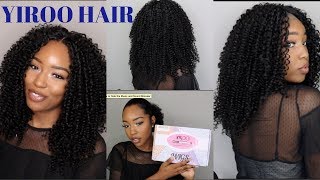 Kinky Curly Lace Front Wig Ft Yiroo Hair