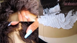 How To Bleach Knots On A Lace Frontal Wig | Fashion Plus Amazon Human Hair
