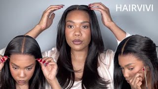 No Bald Cap True-Scalp Wig! Straight Out Of The Box Melted Hd Lace Wig | Hairvivi