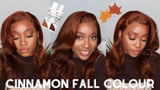How To Dye Hair From Black To Cinnamon Ginger | Adore | Beginner Friendly | Colour Tutorial