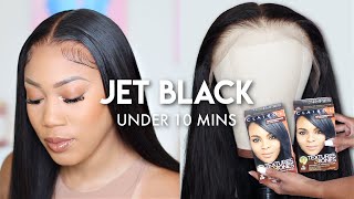 Jet Black Hair | No Plucking Needed!!! Natural Hair Melt | Xrsbeauty Hair