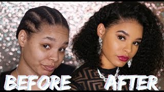 Frontal Wig Install (No Bald Cap) "Raw Hair Dont Care Review"