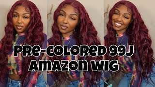 Pre-Colored 99J 13X4 Amazon Wig Ft Afsisterwig