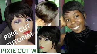 Diy:The Best Pixie Cut Wig Tutorial.(Most Detailed).