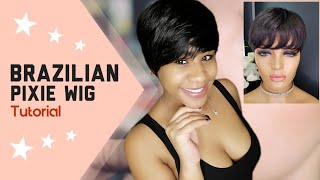 Brazilian Pixie Wig Installation + Review | Ft Hair City Sa | Pt 5