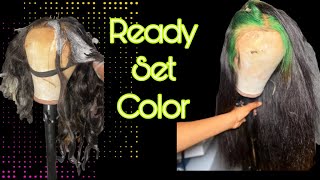 How To: Green Skunk Patch On Lace Wig