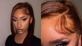 Fall/Winter Copper Wig Install X Updo Hairstyle| Alipearl Hair