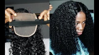 No Leave Out -  Full Sew In Using Clip In - How To / Detailed Tutorial