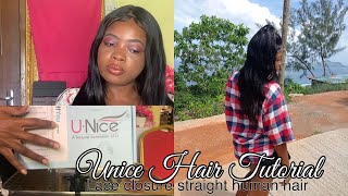 Tutorial: Full Detailed Lace Wig Install | Bald Cap Method | Unice Hair Review | Rosie Fabz