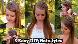 3 Easy & Quick Headband Hairstyles | Short, Medium & Long Hair