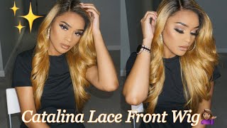 Do I Look Good In Blonde ? | Outre Melted Hairline Lace Front Wig Catalina