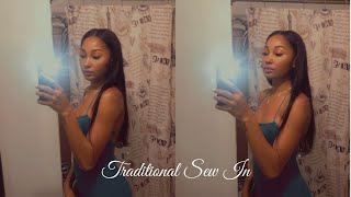 How To: Traditional Sew In With Leave Out!