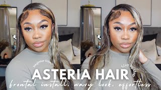 Perfect Blonde Highlight Wig! Easy Beginner Friendly Step By Step Lace Frontal Install| Asteria Hair