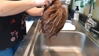 How To:  Wash A Short Synthetic Wig