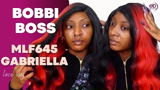 Bobbi Boss Synthetic Hair Hd Lace Front Wig "Mlf645 Gabriella"
