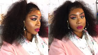Final Thoughts Mongolian Kinky Curly Lace Front Wig| Isee Hair