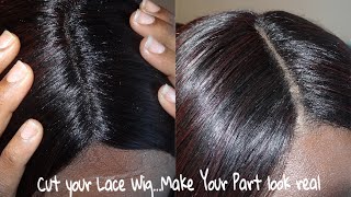 How To Cut Ur Lace Front.....How To Make Ur Part Look Real