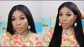 The Best & Affordable Straight Hd Lace Front Wig Instal & Style Ft.Geetahair