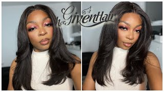 4C Kinky Edge Kinky Straight T Part Wig Ft Her Given Hair || Most Natural Looking Wig