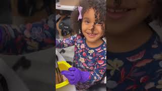 Mom Finds Daughter Quietly Playing Hairstylist In Hair Salon Break Room #Haircolor #Hairstylist