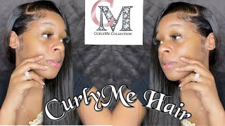 Best 13X6 Hd Lace Frontal Straight Wig Unboxing Plus Install Video/Curlyme Hair