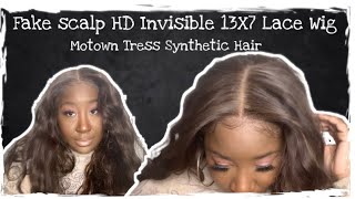 Can'T Believe It'S Synthetic!!!| Motown Tress Synthetic Hair Hd Invisible 13X7 Lace Wig -