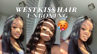Unboxing Affordable Lace Front Wig!!| Ft. West Kiss Hair| Jordan Simone
