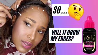 Strong Hold Glue? Will My Edges Grow?  | Sif Lace Bond Glue