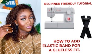How To Make A Glueless Lace Frontal On A Sewing Machine Part 2 | Omoni Got Curls
