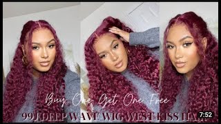 Beautiful 99 Deep Wave Lace Frontal Wig