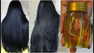 Just Apply This Oil To Your Scalp & Grow Extremely Long Hair & Stop Extreme Hair Fall