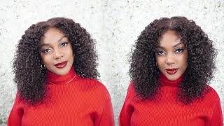 Holiday Hair Idea! | Beginner Friendly | Outre Sleeklay Synthetic Lace Front Wig - Zaylee