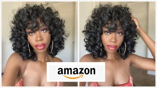 Amazon Synthetic Curly Wig $27 / Elim