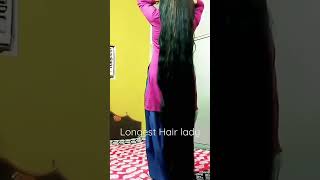 Longest Hair Woman Part 2, Indian Longest Hair, Desi Long Hair, Indian Rapunzel, Bun Hairstyle, Bun