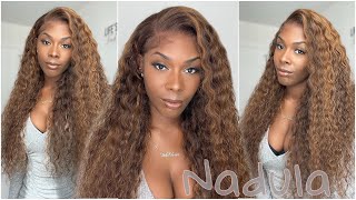 It'S Giving Christmas Vibes!  Super Cute Water Wave Highlight Wig Install Ever?! | Nadula Hair