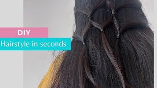Super Cute Girls Hairstyle | Quick,Easy Self Hairstyle For School,College, #Shorts #Youtubeshorts