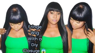 How To Diy Fringe Wig | Detaild Tutorial | Beginner Friendly