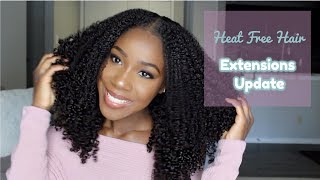 Heat Free Hair | Extensions Update | Thelifestyleluxe