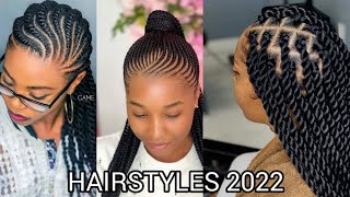  Amazing Cornrows Hairstyles Compilation 2022 |Hair Braiding Styles For African Women #Hairstyle