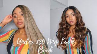 Hot Girl Fall Wig Look Book | Wigs Under $30 | Hera Remy Mane Gang